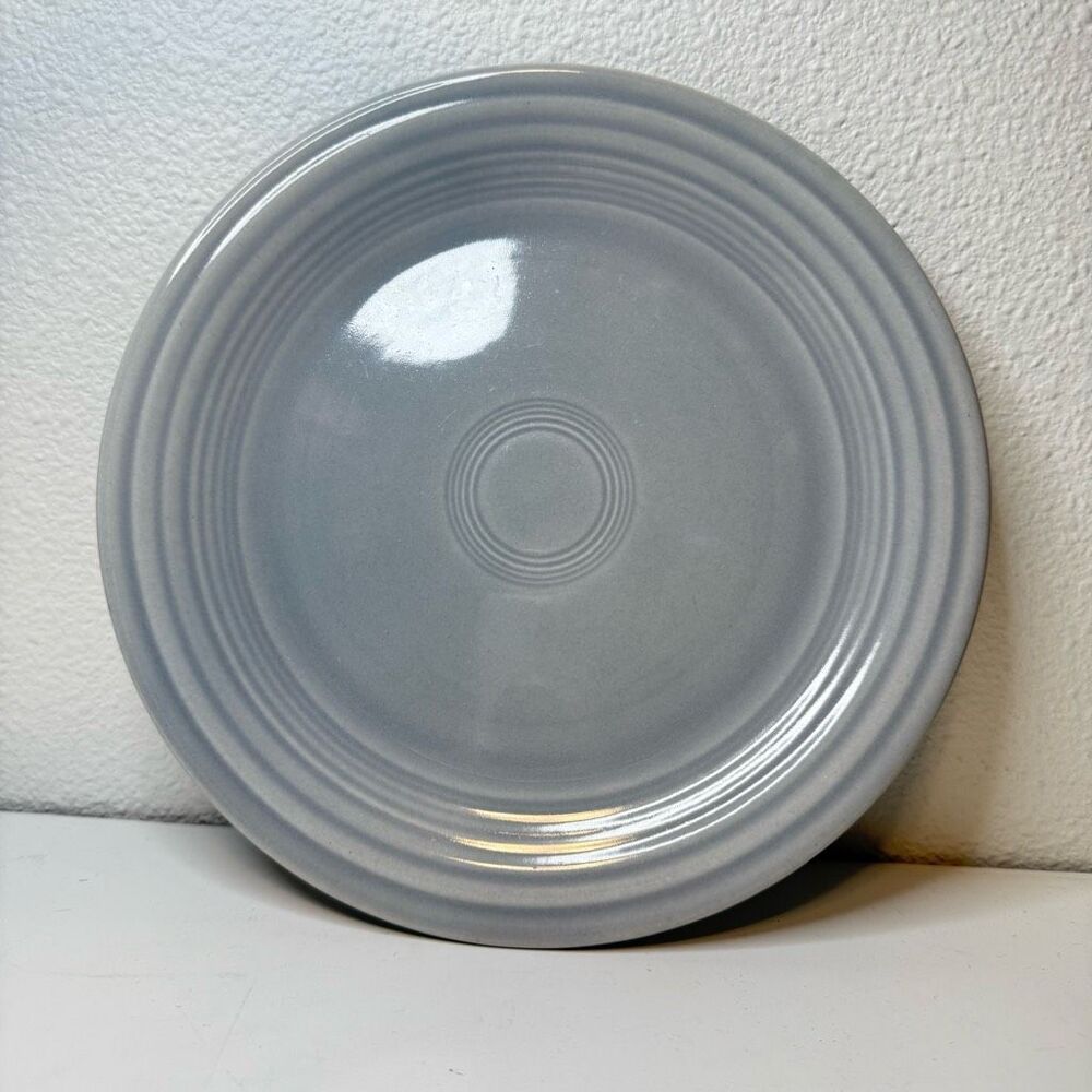 Vintage Fiesta 9” Luncheon Plate in Gray